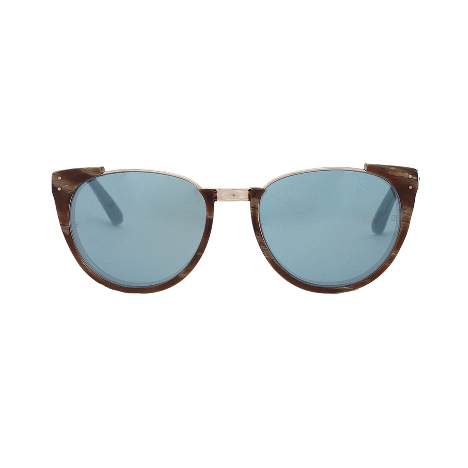 LINDA FARROW-Browline Sunglasses-LGHTHORN