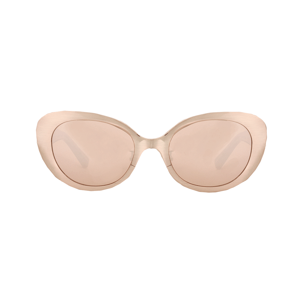 LINDA FARROW-Rose Gold Sunglasses-ROSE GLD