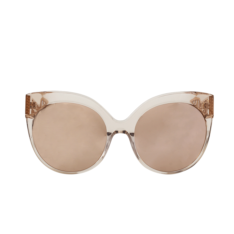 LINDA FARROW-Cat-Eye Sunglasses-ROSE GOLD