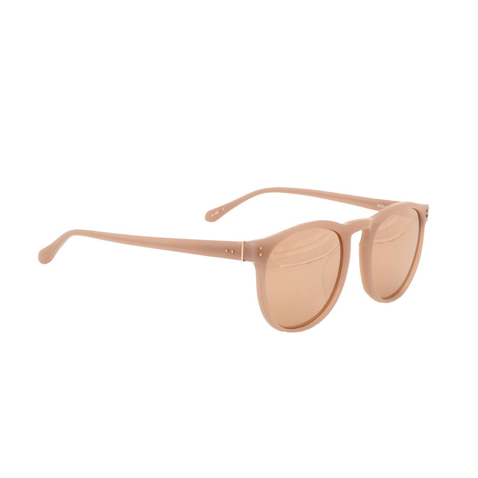 LINDA FARROW-Dusky Rose Sunglasses-ROSE GOLD
