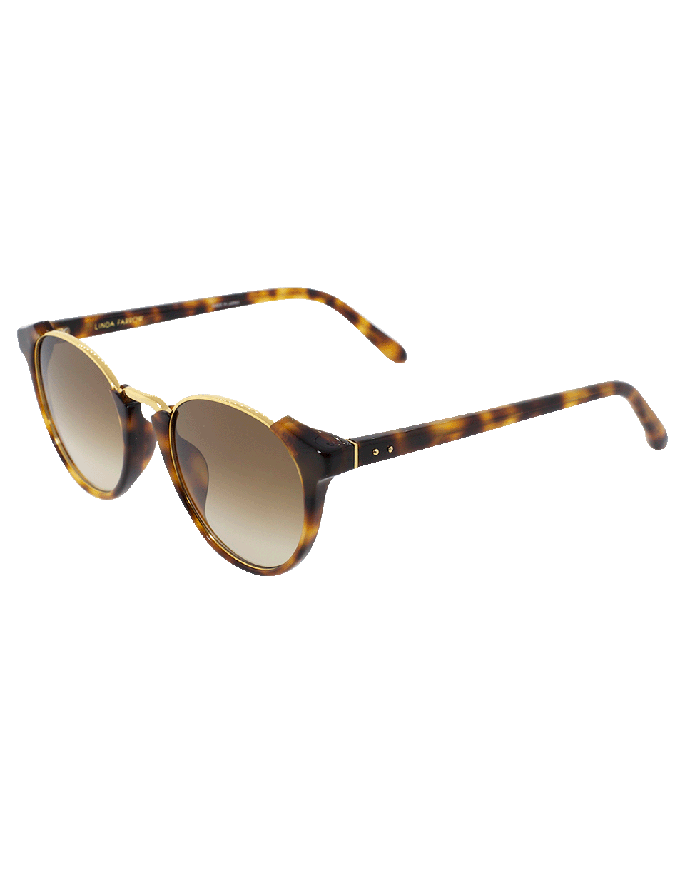 LINDA FARROW-Round Sunglasses-TSHEL/BR