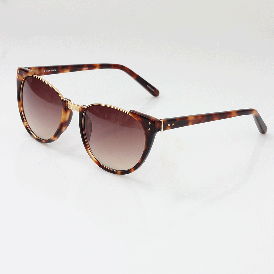 LINDA FARROW-Browline Sunglasses-TSHELL