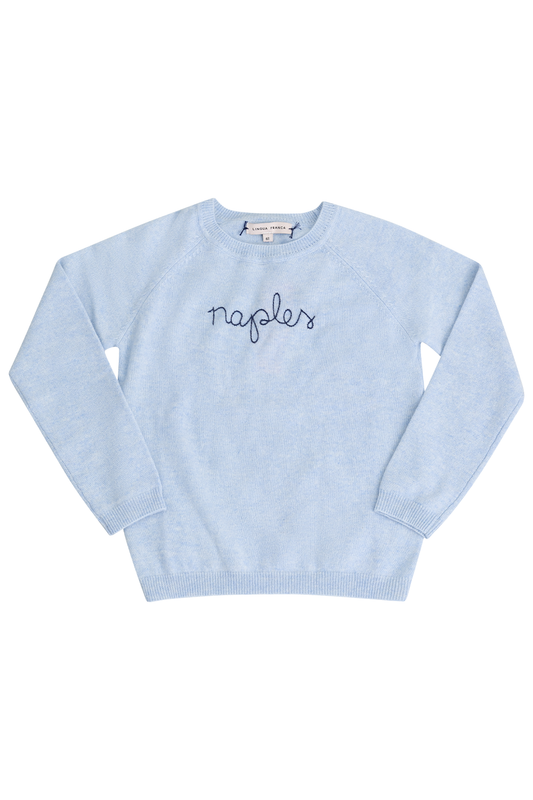 Kids Naples Crewneck - Sky Blue-BLUE-10-12-CLOTHINGTOPSWEATER-LINGUA FRANCA