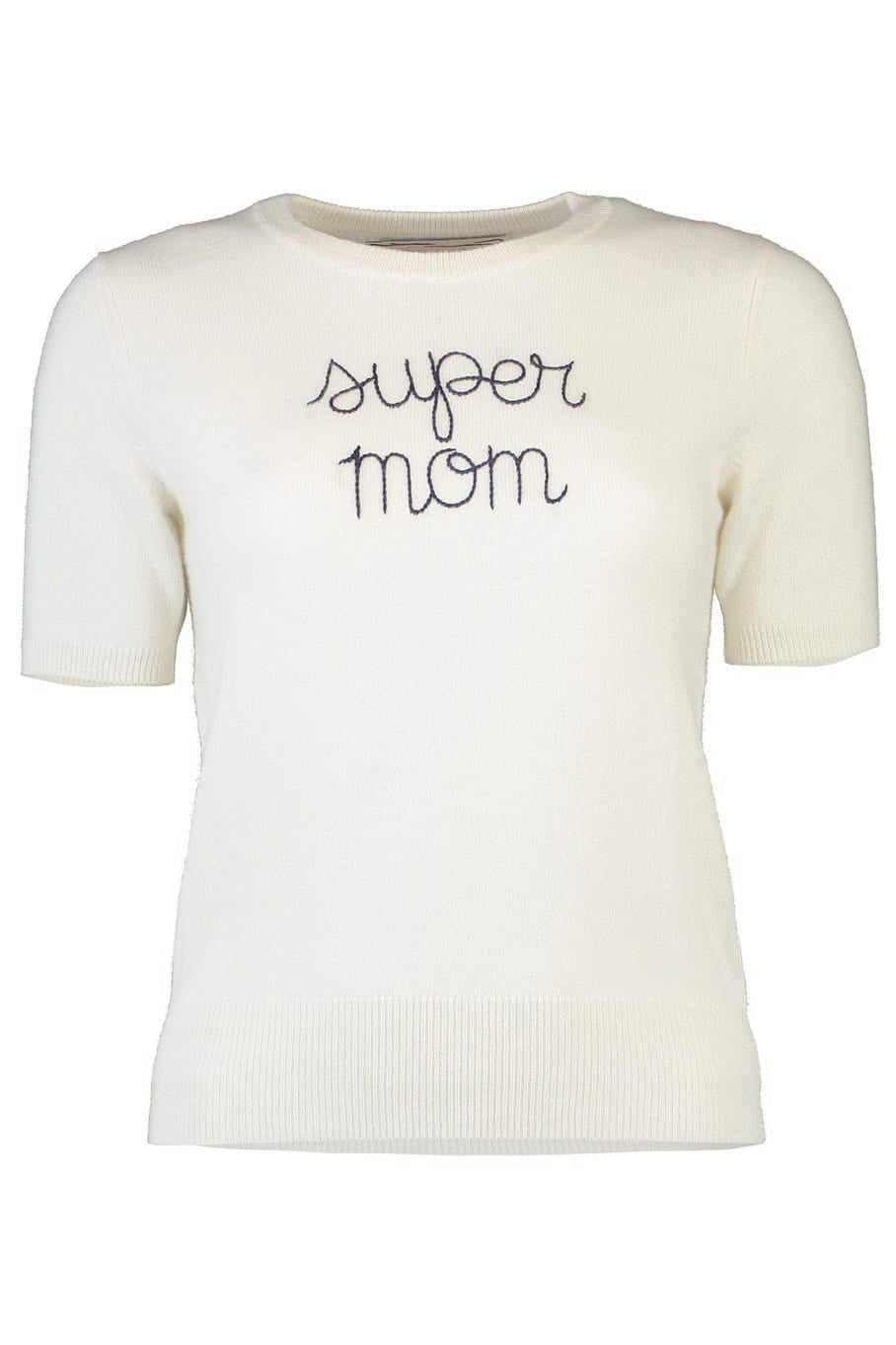 LINGUA FRANCA-Super Mom Short Sleeve Crew Neck-