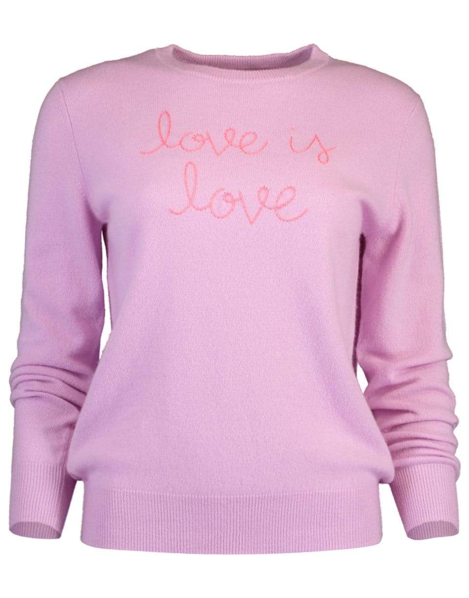 LINGUA FRANCA-Love Is Love Long Sleeve Crewneck-