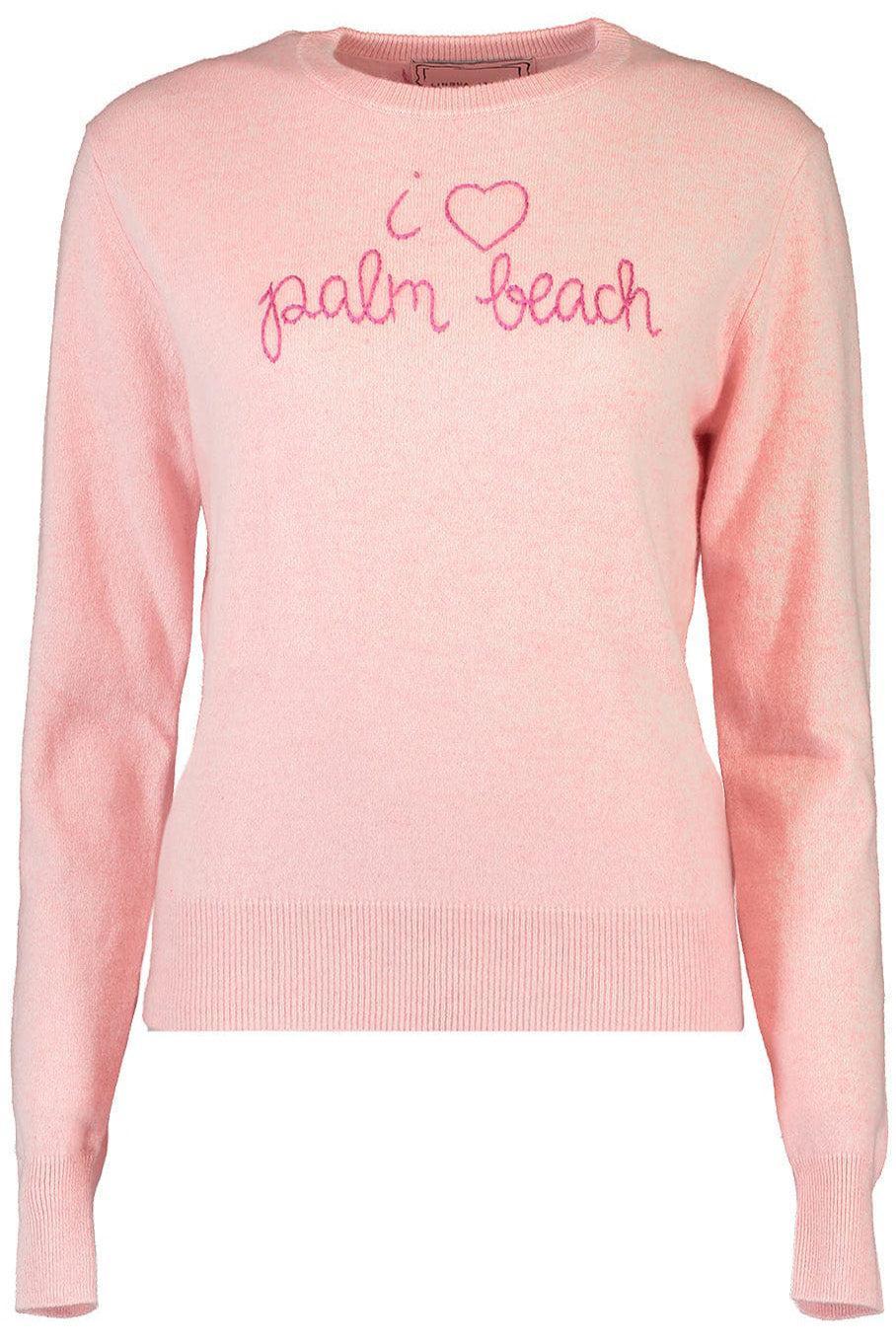 I Love Palm Beach Crewneck-PALE PINK-XS-CLOTHINGTOPSWEATER-LINGUA FRANCA