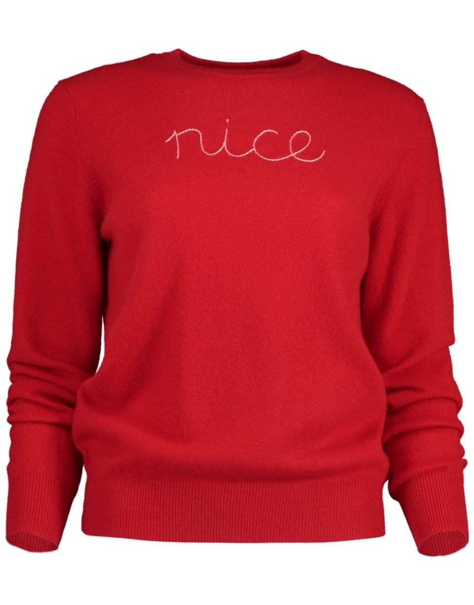 LINGUA FRANCA-Nice Naughty Long Sleeve Crewneck-