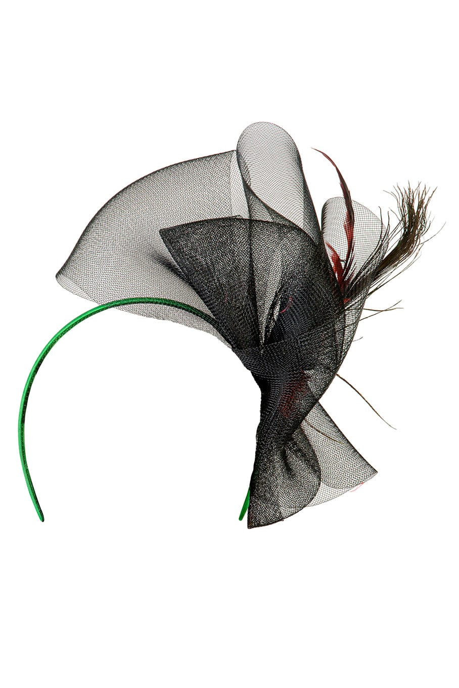 LISA BATTAGLIA-Fascinator - Black-MULTI