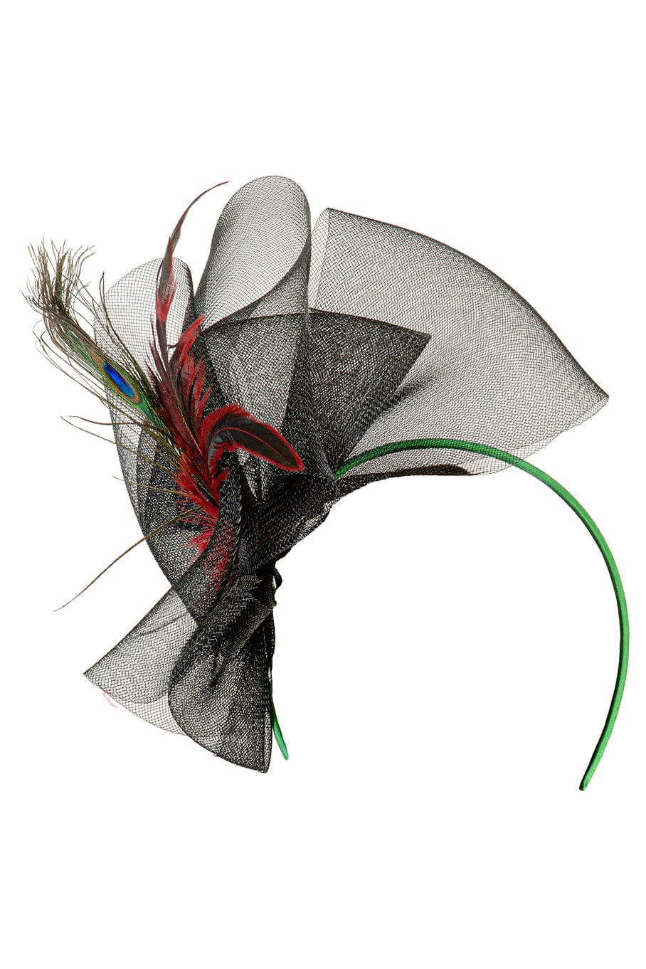 LISA BATTAGLIA-Fascinator - Black-MULTI