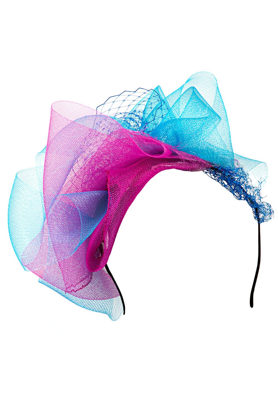 LISA BATTAGLIA-Fascinator - Pink-MULTI