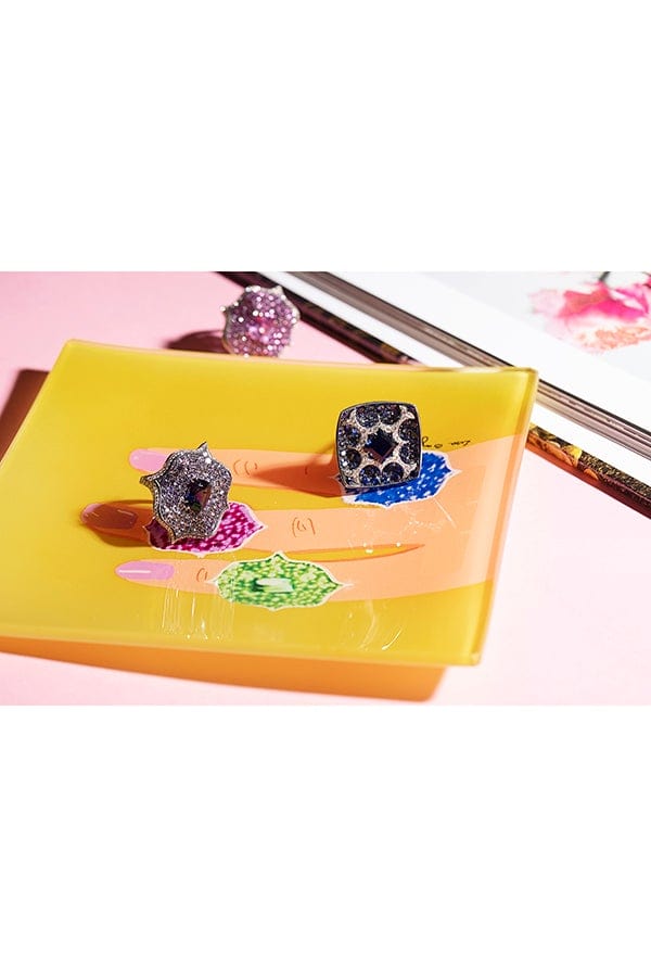 LISA BAYER-Fingers With Bayco Rings Trinket Tray-FINGERS