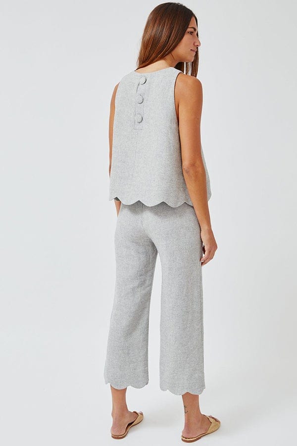LISA MARIE FERNANDEZ-Scallop Pant-