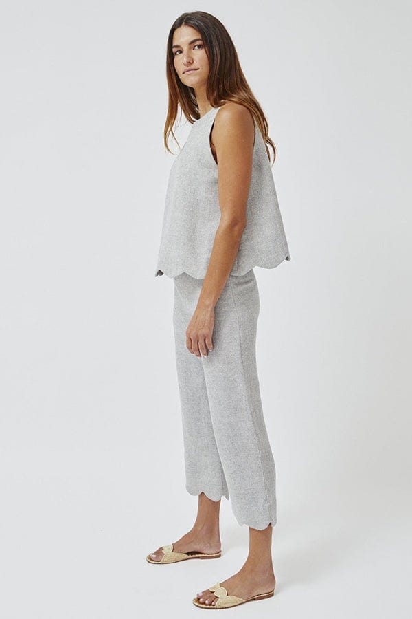 LISA MARIE FERNANDEZ-Scallop Trapeze Top-