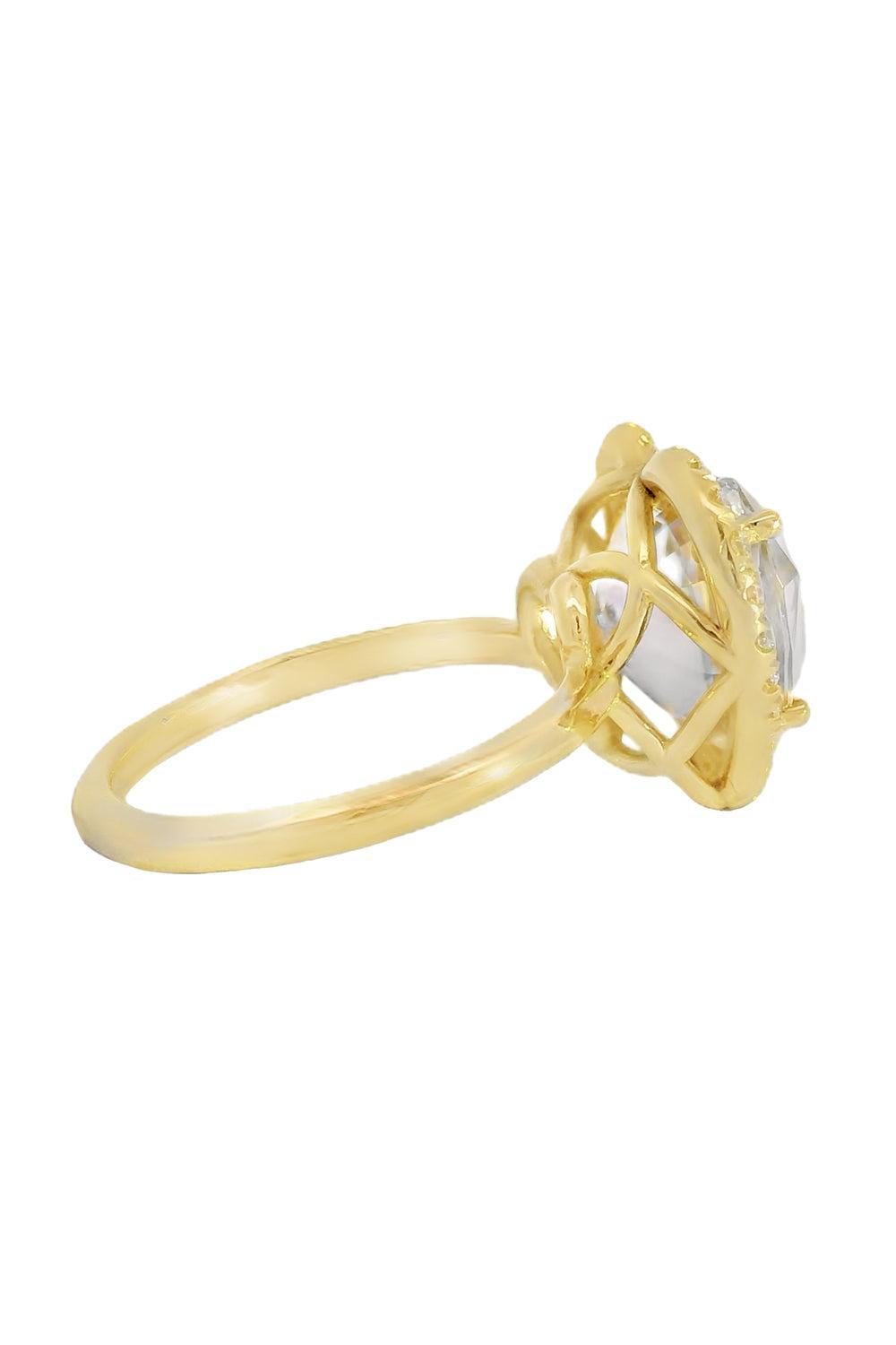 Pink Tourmaline Diamond Heart Ring-YELLOW GOLD-5.5-JEWELRYFINE JEWELRING-LISA NIK