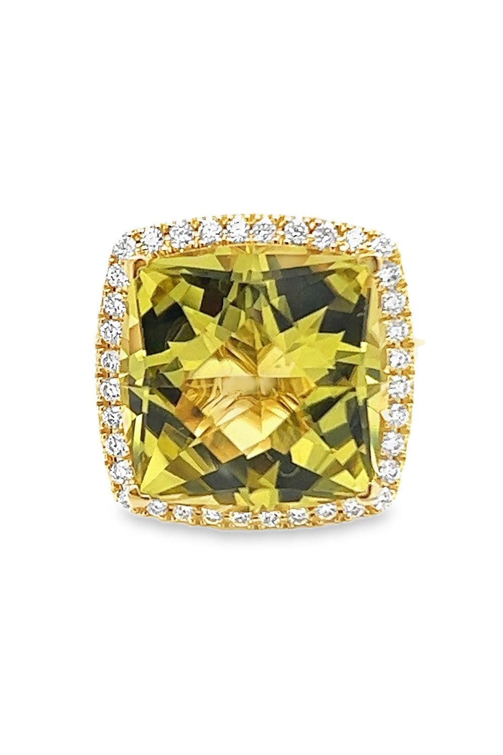 Lemon Quartz Cushion Ring-YELLOW GOLD-5.75-JEWELRYFINE JEWELRING-LISA NIK