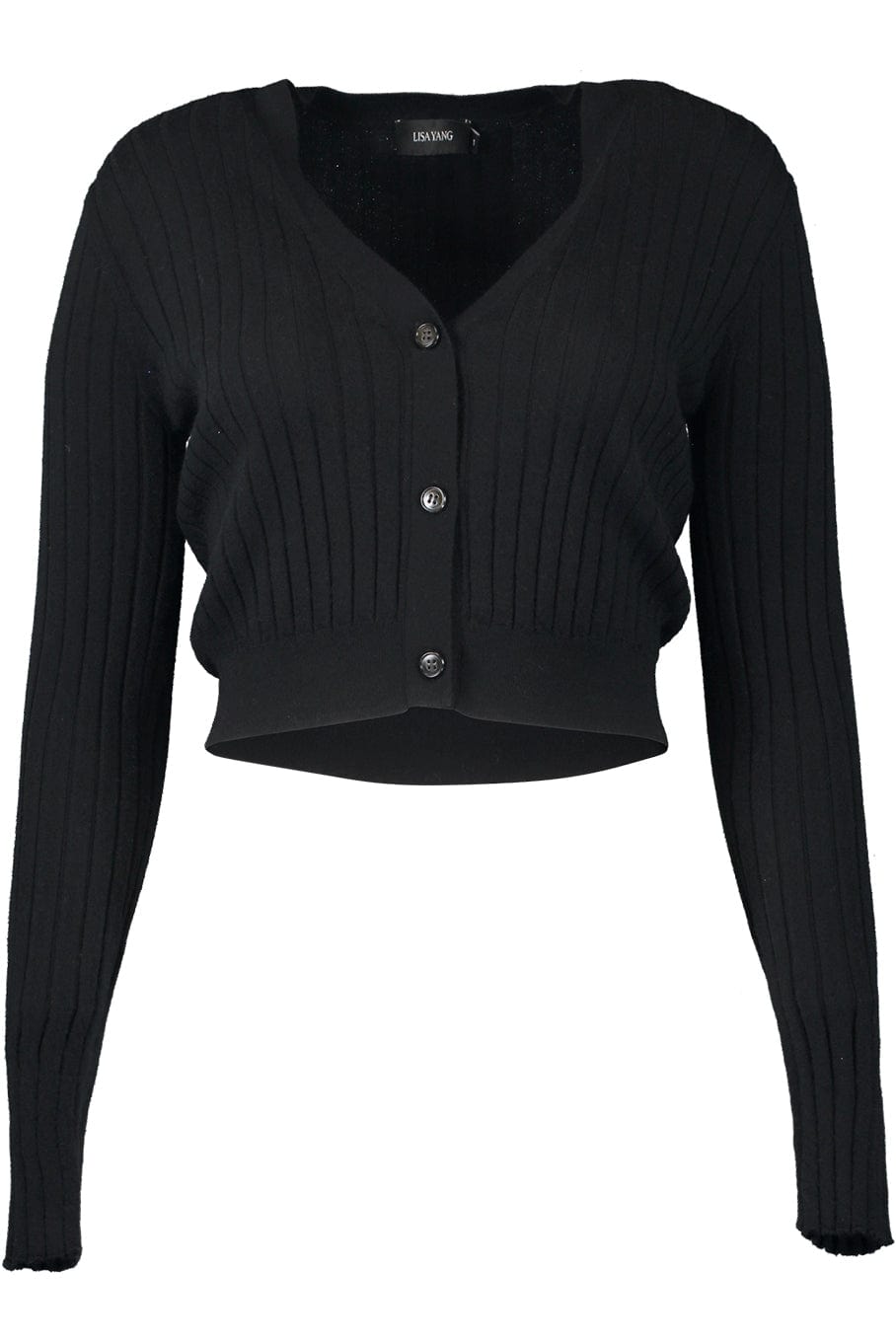 LISA YANG-Corinne Cardigan - Black-