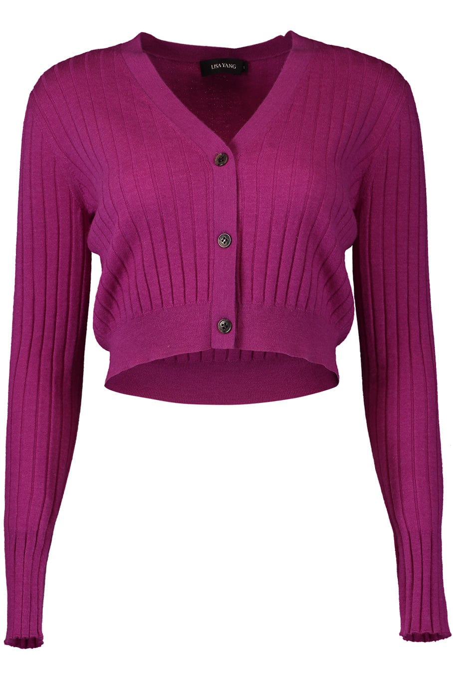 LISA YANG-Corinne Cardigan - Mulberry-