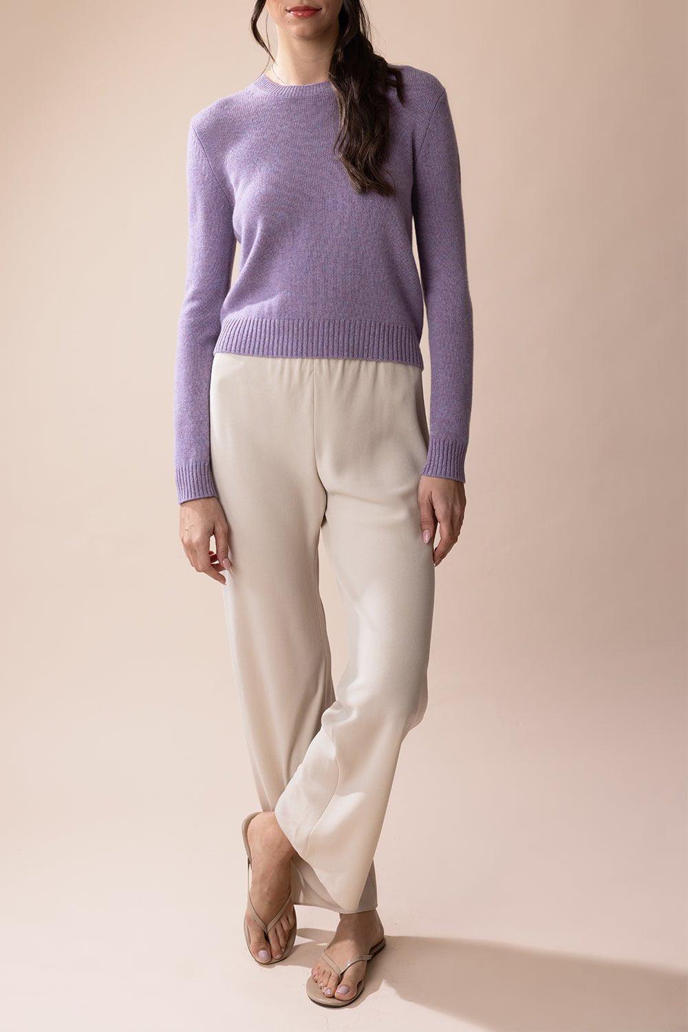 LISA YANG-Mable Sweater - Iris Melange-