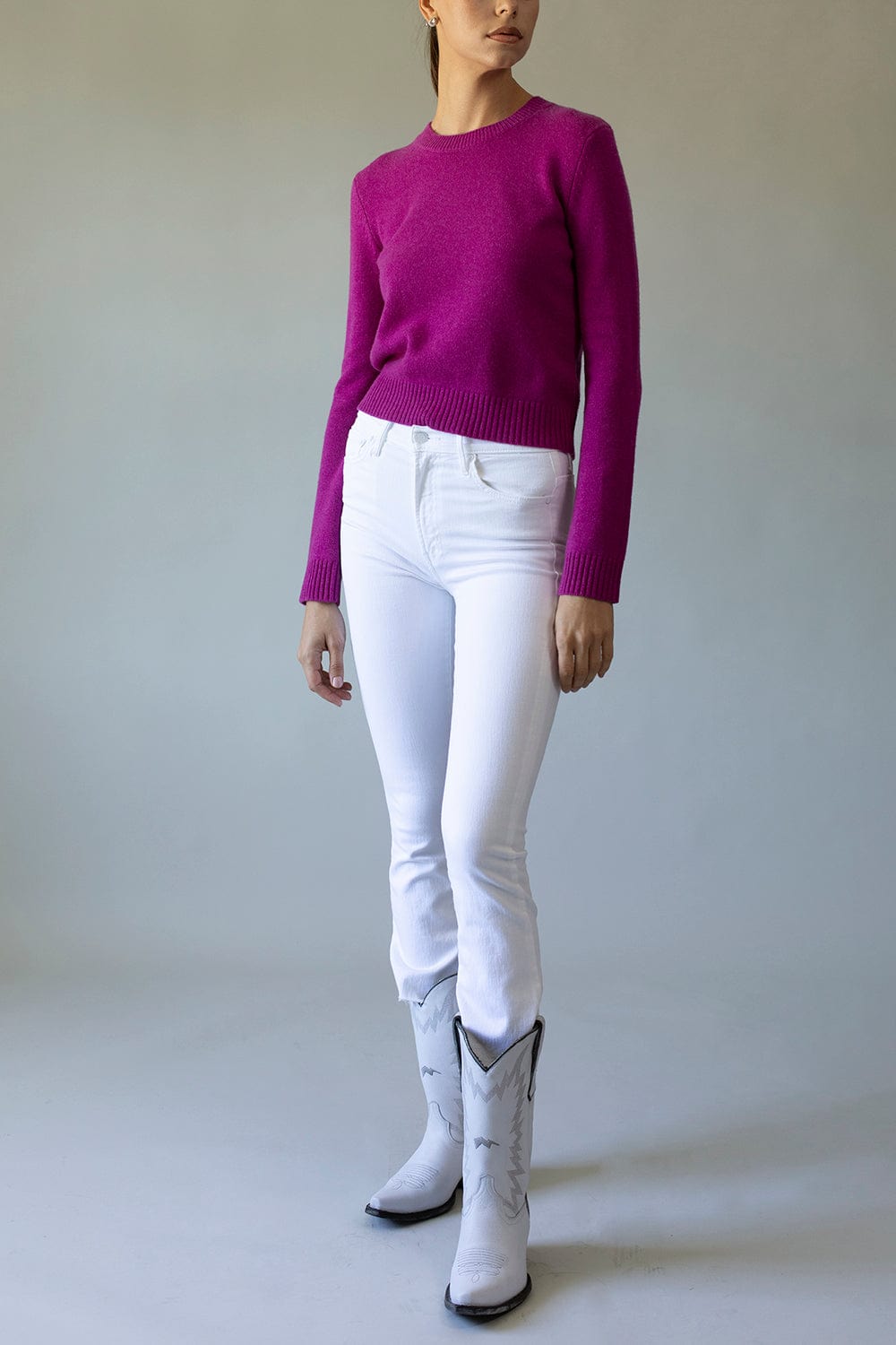 LISA YANG-Mable Sweater - Mulberry-