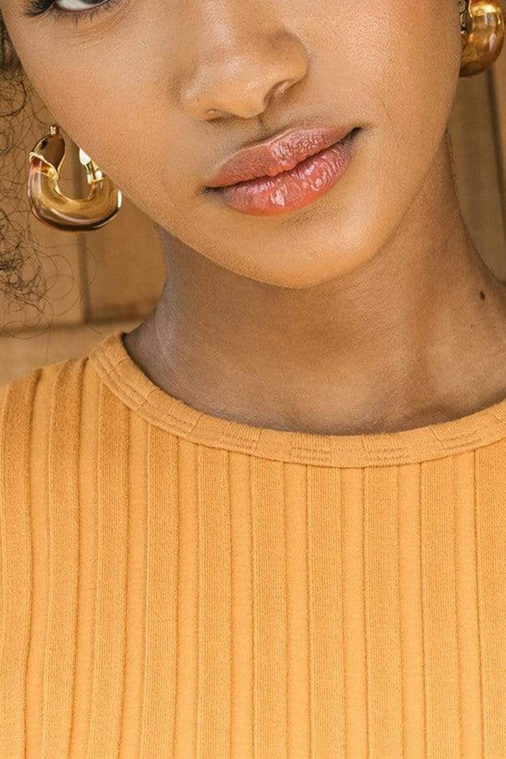 The Organic Hoops - Honey-HONEY-JEWELRYBOUTIQUEEARRING-LIZZIE FORTUNATO