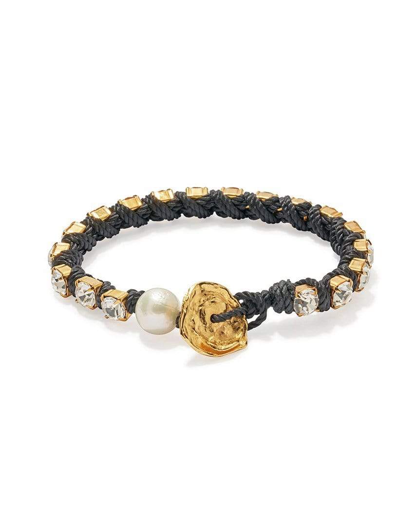 LIZZIE FORTUNATO-Serena Bracelet in Black-BLACK