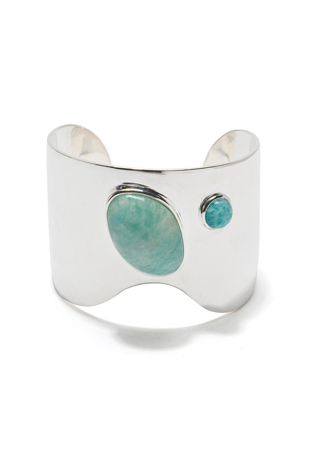 Silver Mist Organic Cuff Bracelet LIZZIE FORTUNATO – Marissa