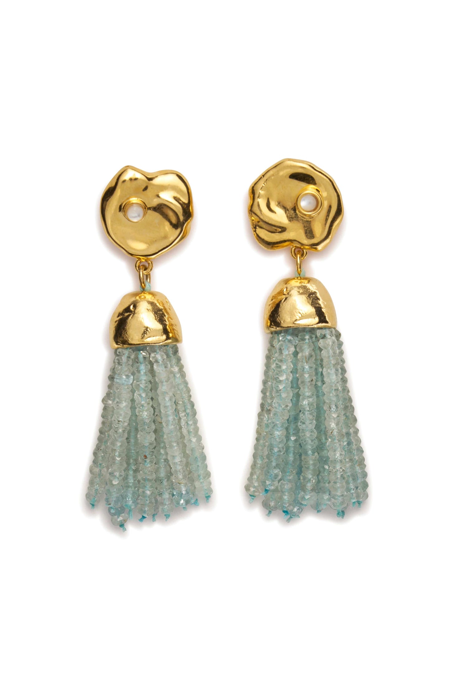 LIZZIE FORTUNATO-Gulf Earrings-AQUA