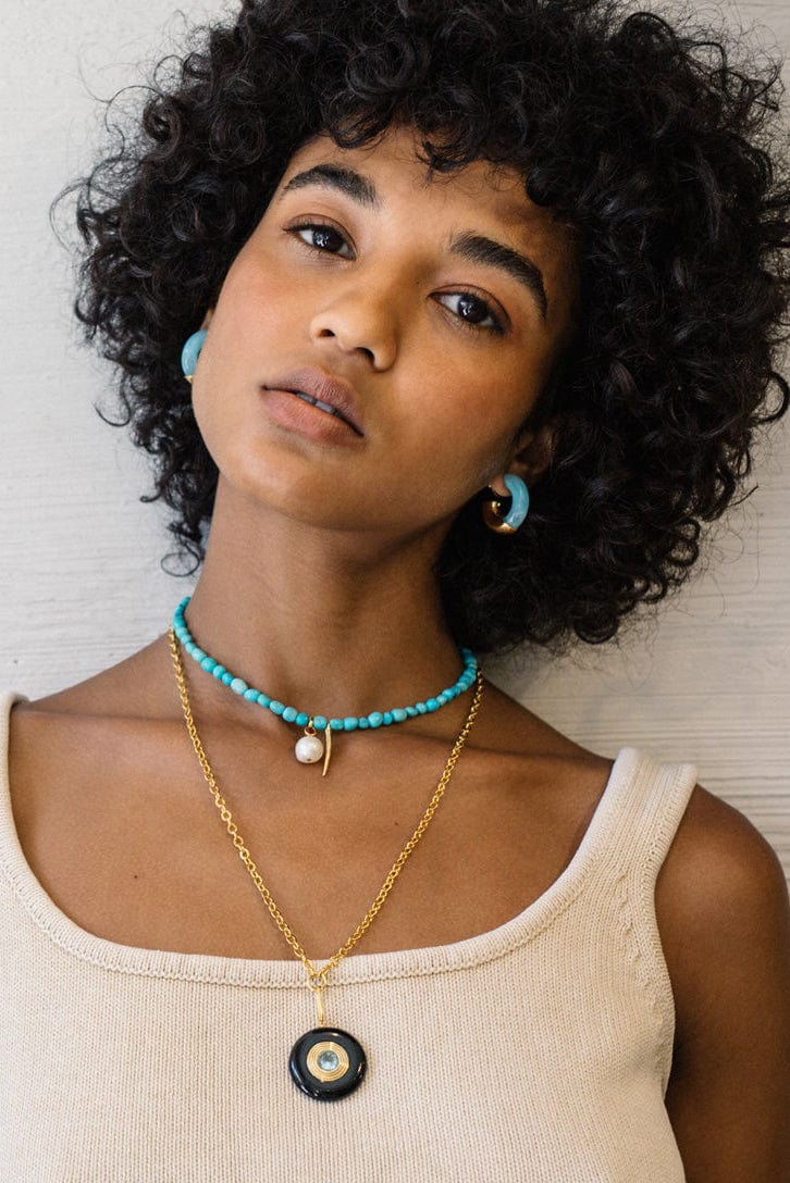 LIZZIE FORTUNATO-Infiniti Hoops - Pool-BLUE