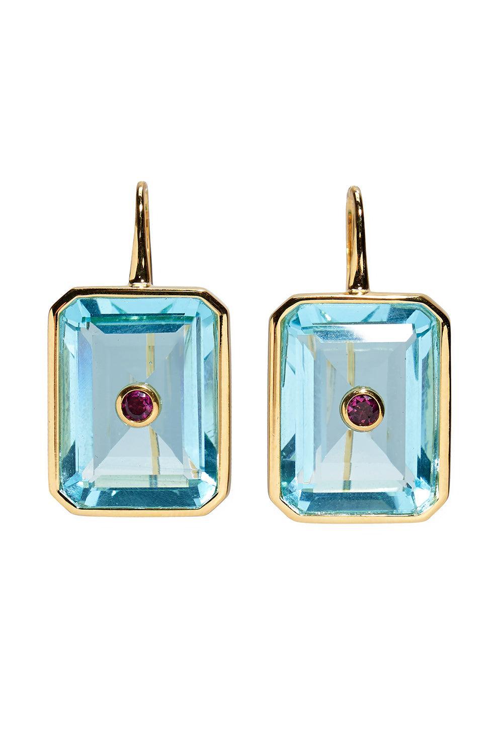 Poolside Tile Earrings-BLUE-JEWELRYBOUTIQUEEARRING-LIZZIE FORTUNATO