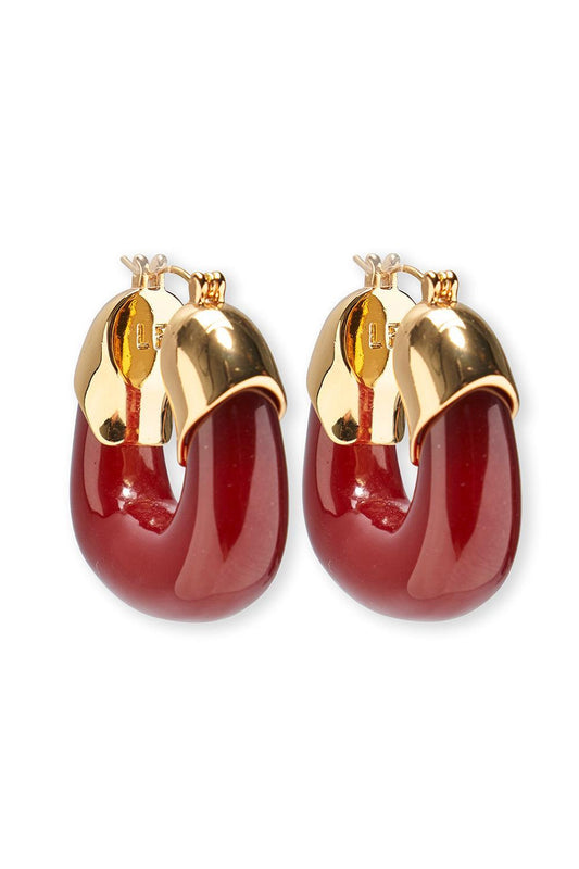 Organic Hoop Earrings - Currant-CURRANT-JEWELRYBOUTIQUEEARRING-LIZZIE FORTUNATO