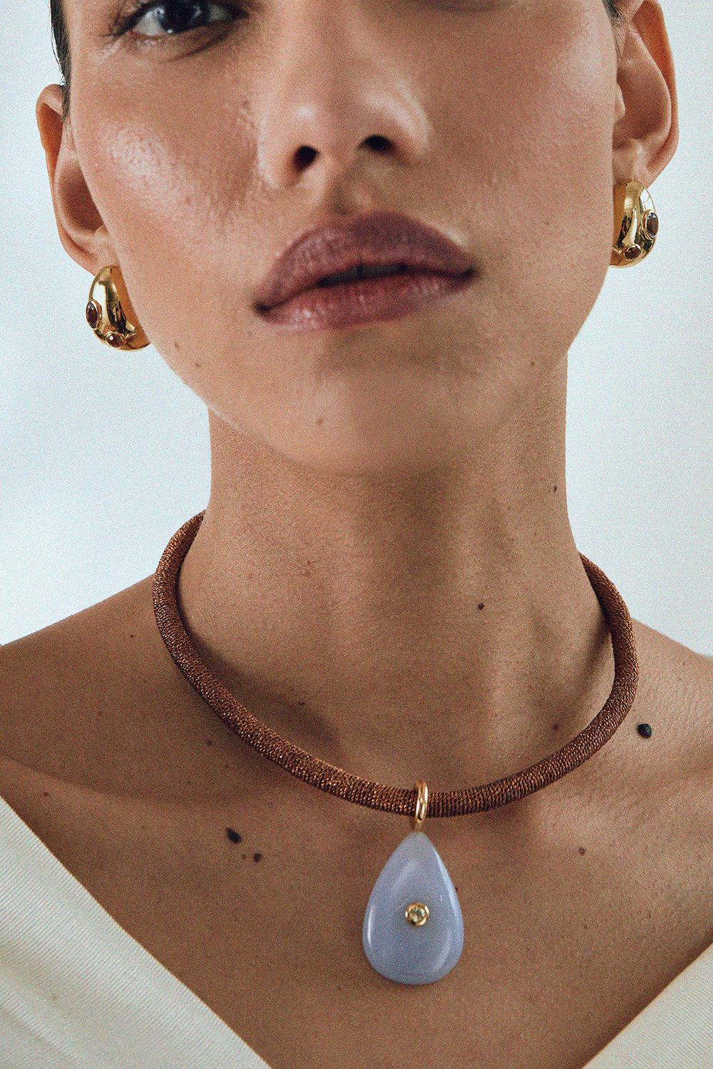 Studded Gold Mini Arp Earrings-GOLD-JEWELRYBOUTIQUEEARRING-LIZZIE FORTUNATO