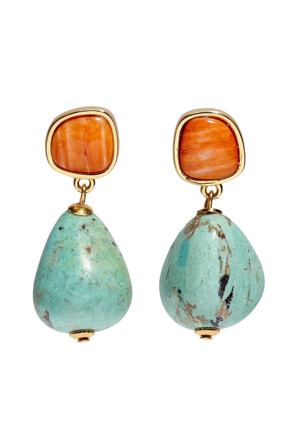 Citrus Splash Earrings-GREEN-JEWELRYBOUTIQUEEARRING-LIZZIE FORTUNATO