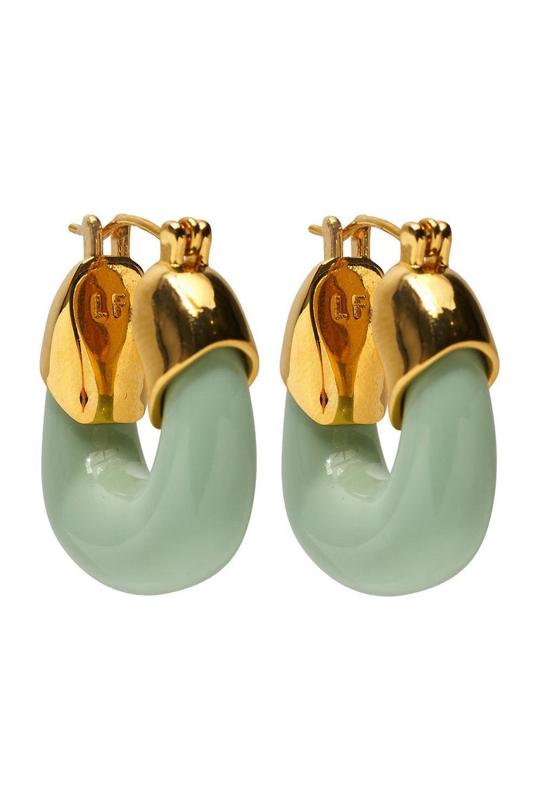 Seafoam Mini Organic Hoops