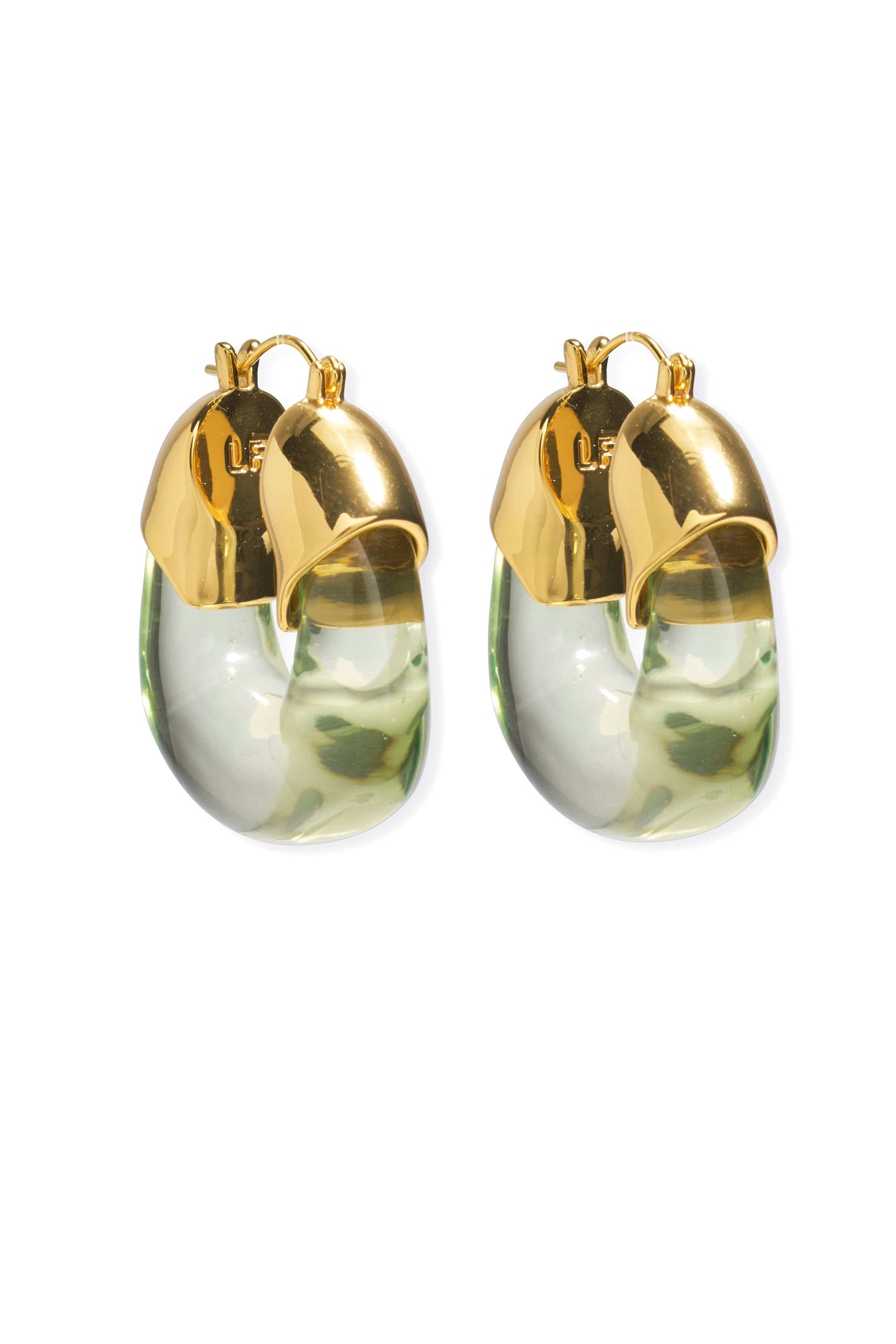 LIZZIE FORTUNATO-Lime Organic Hoops-LIME