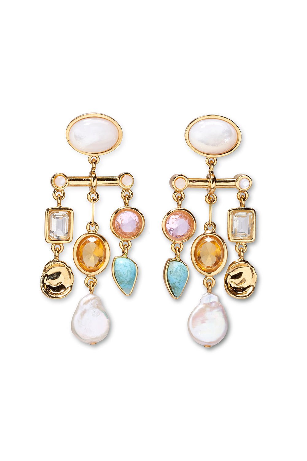 LIZZIE FORTUNATO-Altura Earrings-MULTI