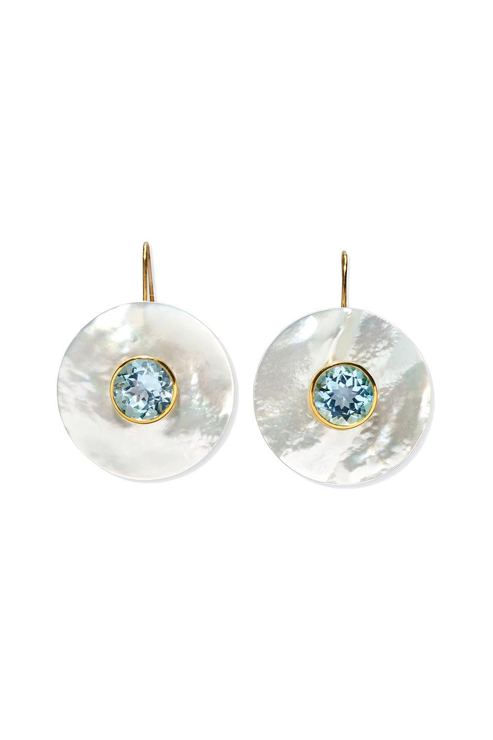 Blue Topaz Taj Earrings-MULTI-JEWELRYBOUTIQUEEARRING-LIZZIE FORTUNATO