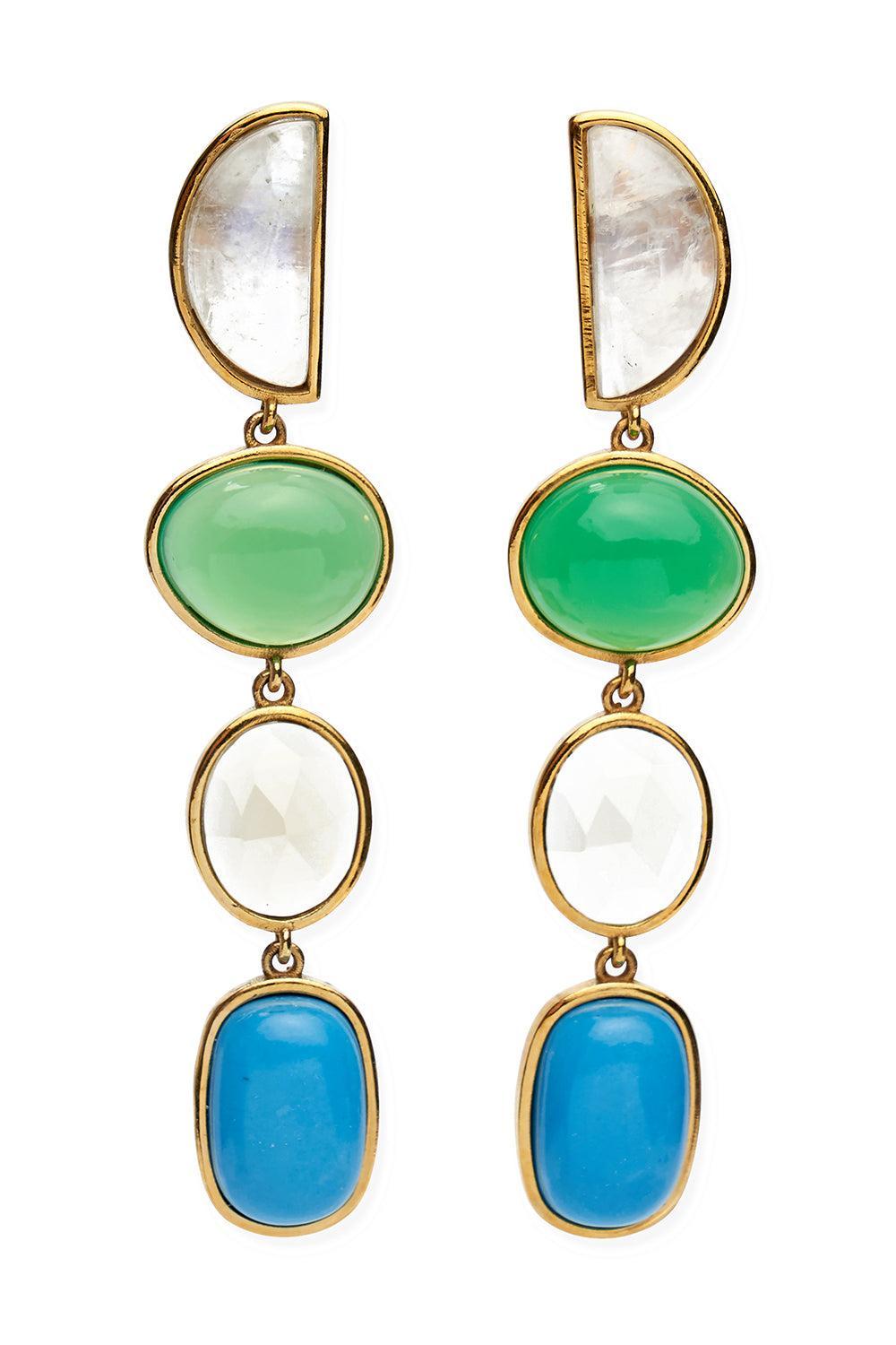 Cala Drop Earings-MULTI-JEWELRYBOUTIQUEEARRING-LIZZIE FORTUNATO