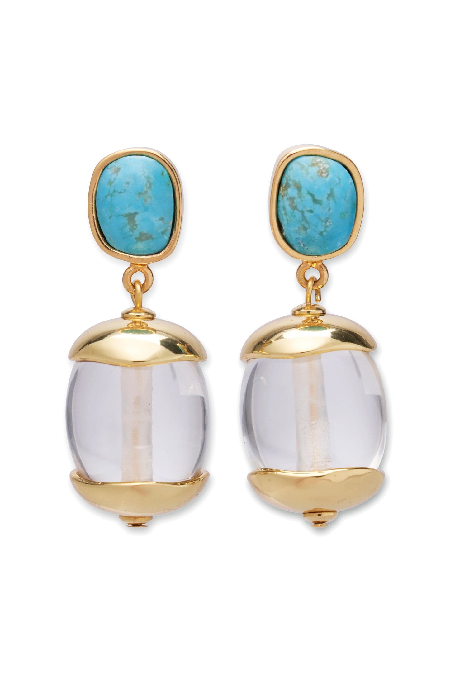 LIZZIE FORTUNATO-Canyon Earrings In Clear-MULTI