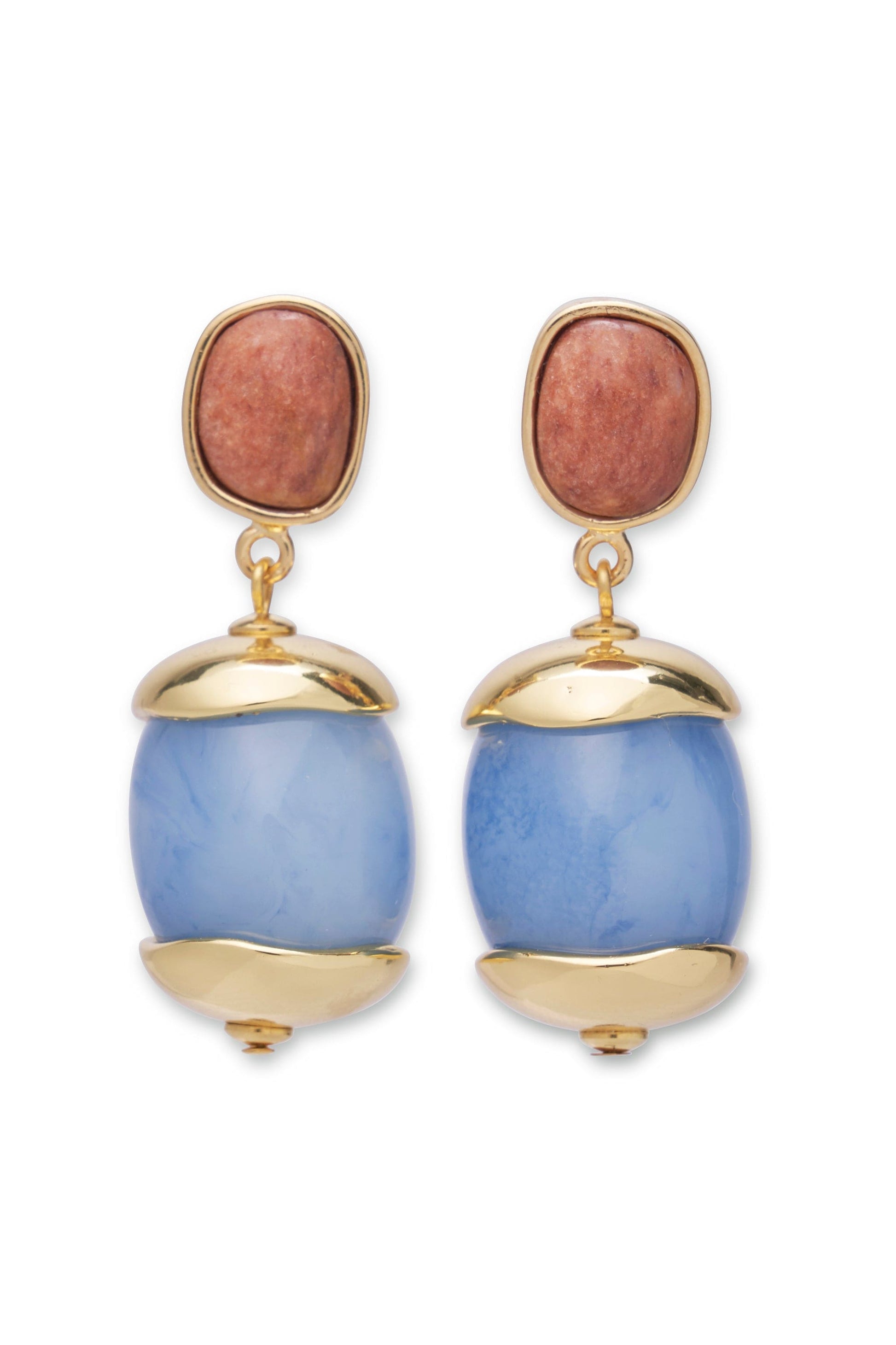 LIZZIE FORTUNATO-Canyon Earrings In Sky-MULTI
