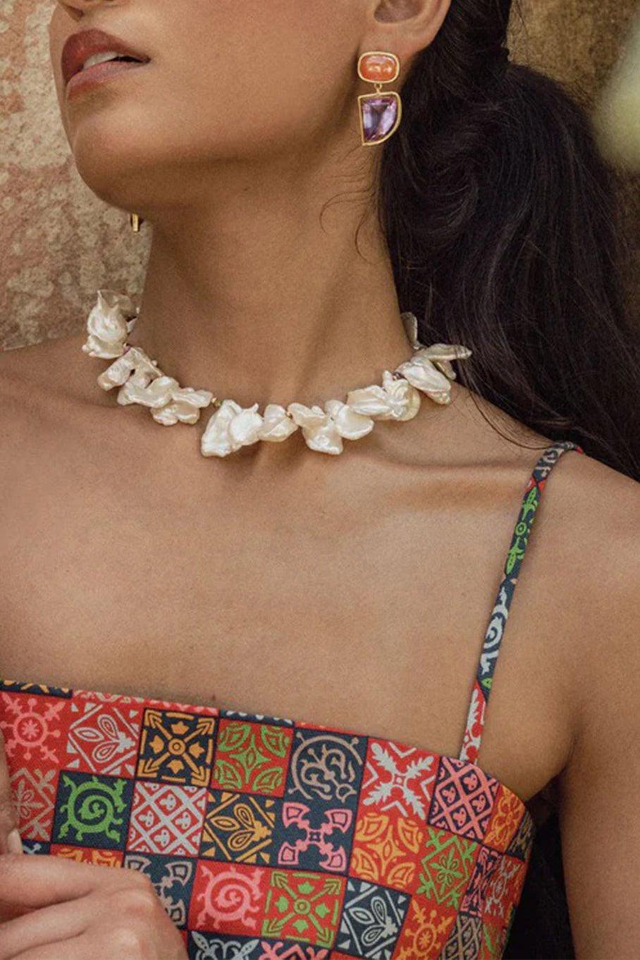 LIZZIE FORTUNATO-Fin Earrings-MULTI