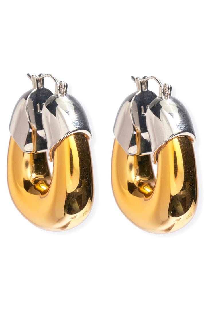 LIZZIE FORTUNATO-Mixed Metal Organic Hoops-MULTI