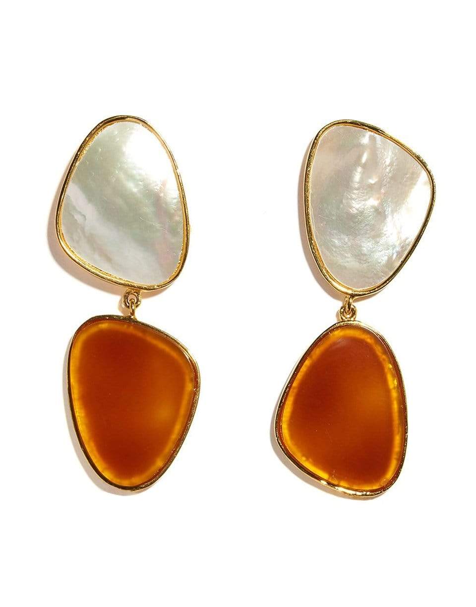 LIZZIE FORTUNATO-Oversized Prehistoric Earrings-MULTI