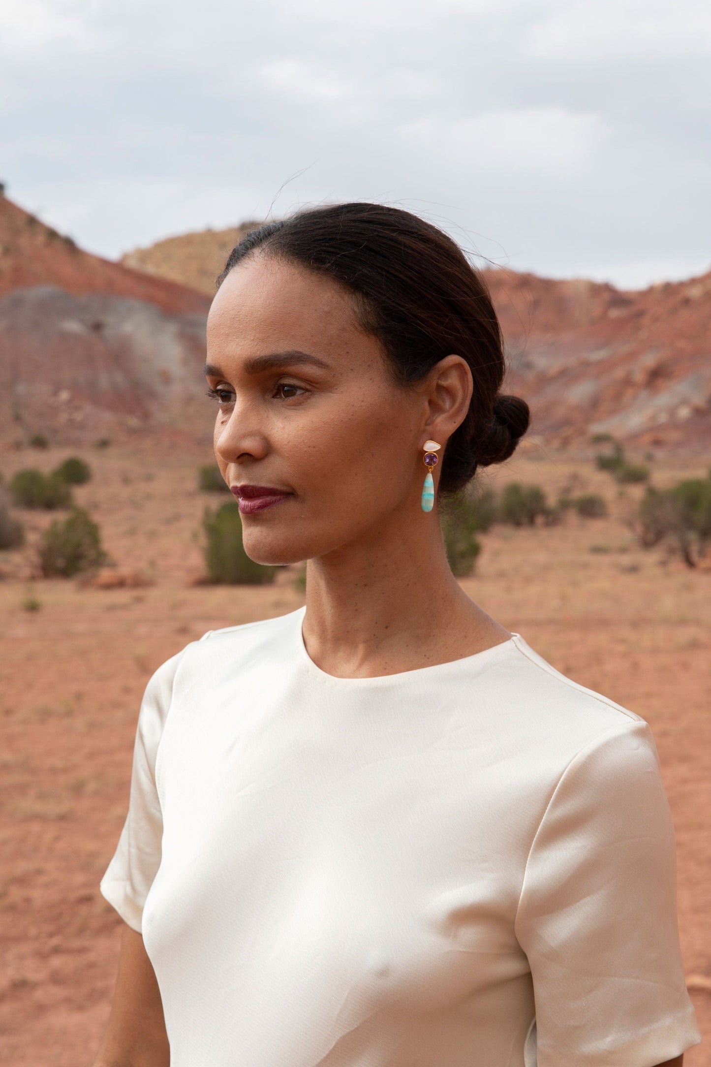 LIZZIE FORTUNATO-Ripple Earrings-MULTI