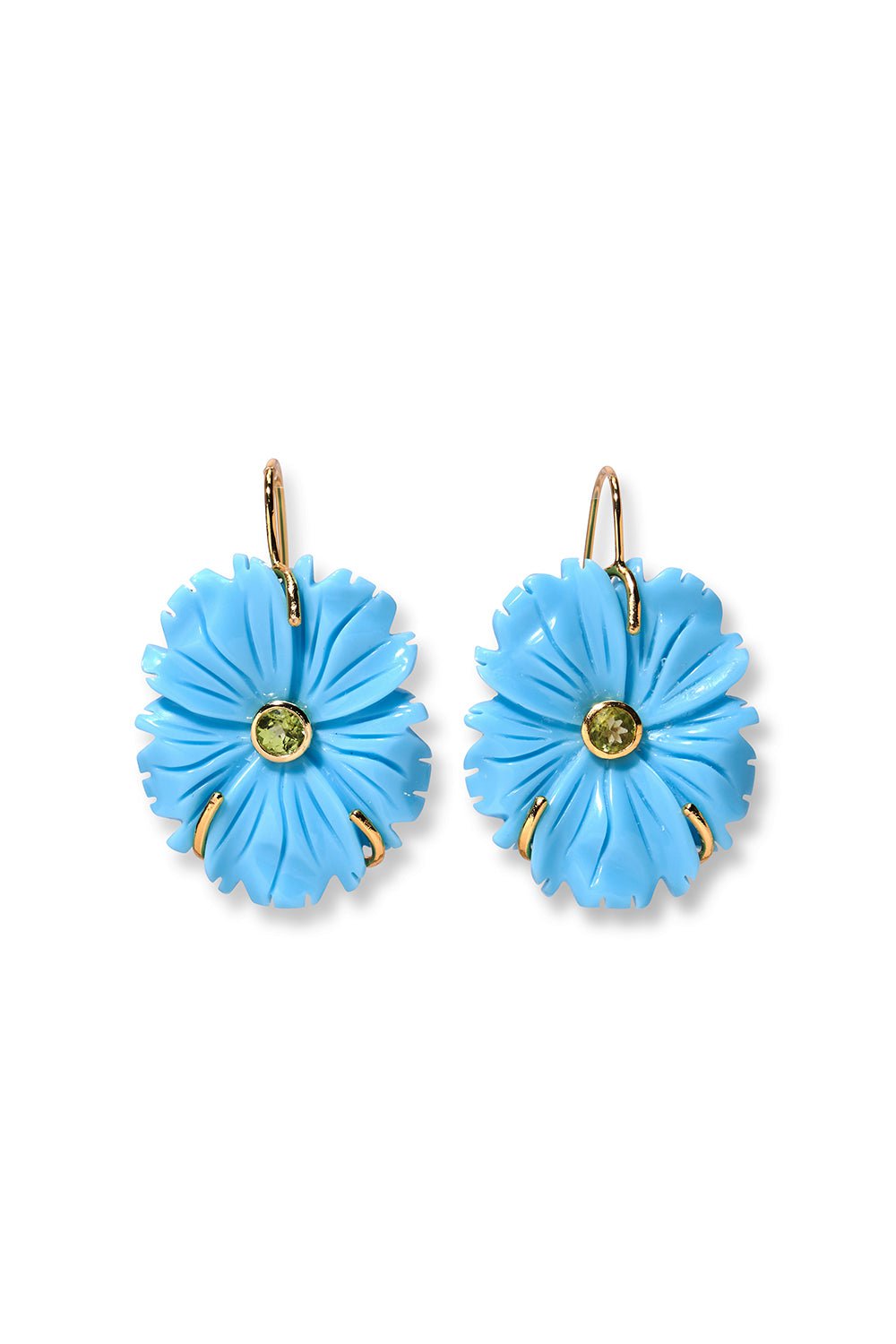 LIZZIE FORTUNATO-New Bloom Earrings-TURQUOIS