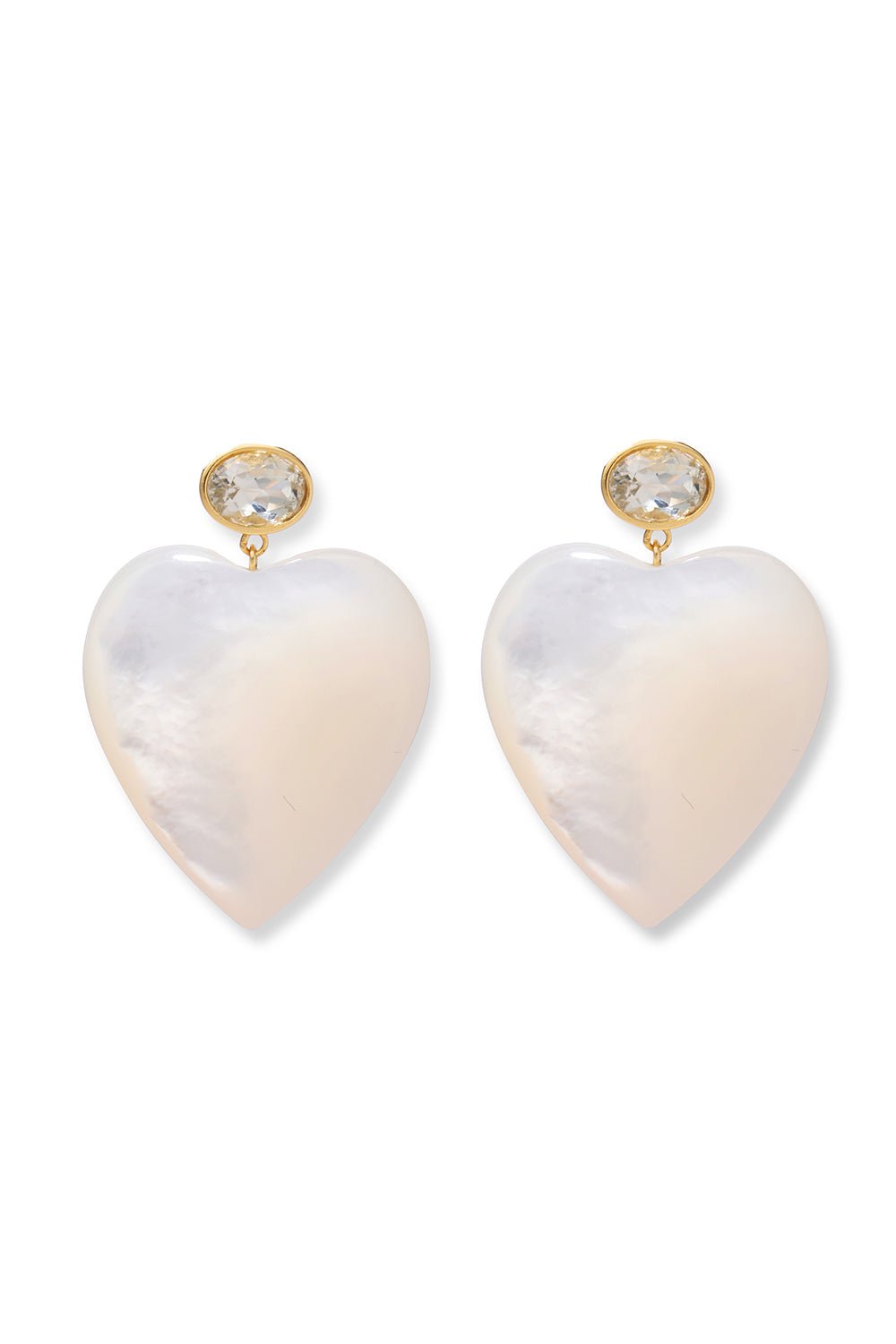 LIZZIE FORTUNATO-Valentina Earrings-WHITE
