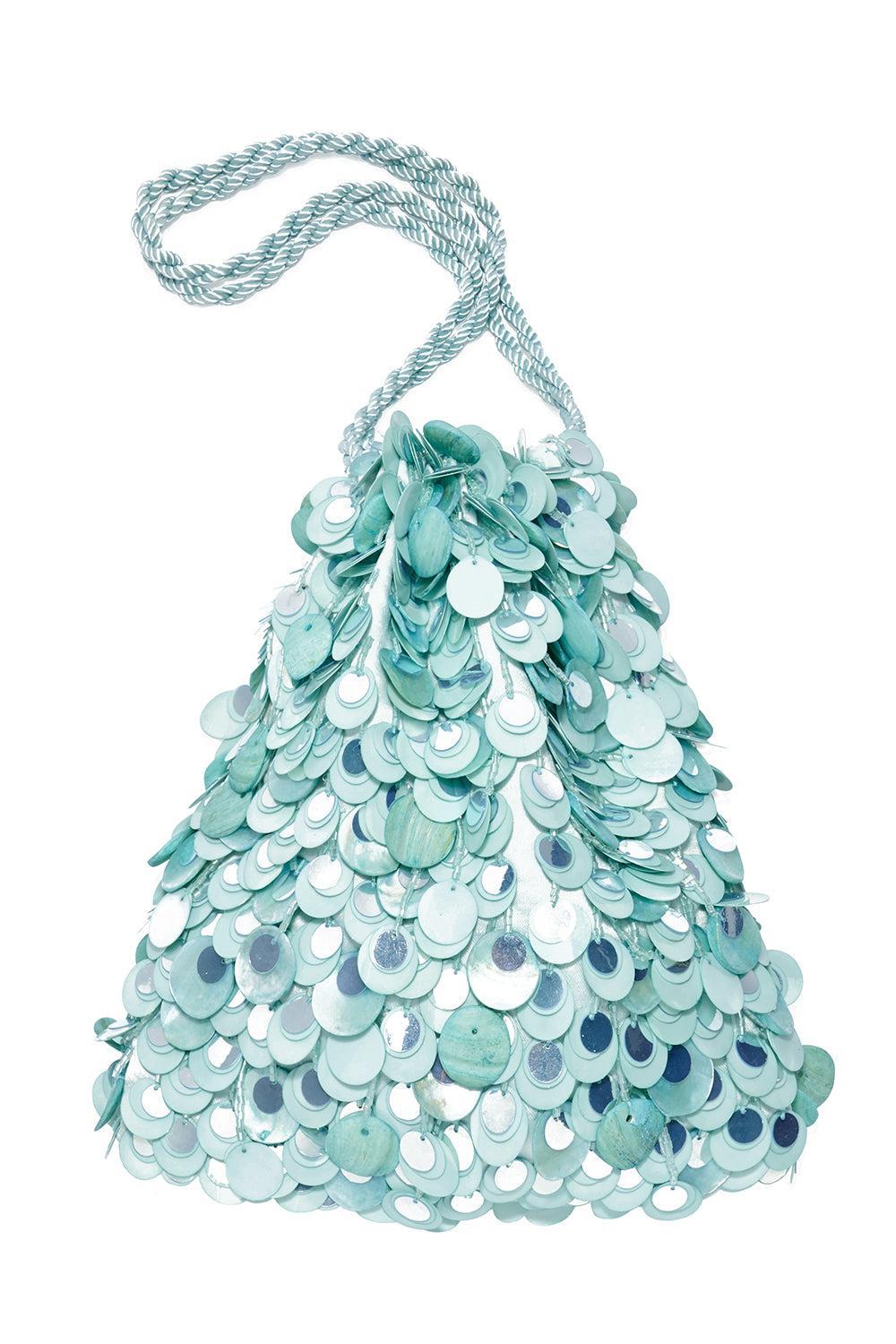 Aquamarine Gala Bag-BLUE-JEWELRYBOUTIQUEMISC-LIZZIE FORTUNATO