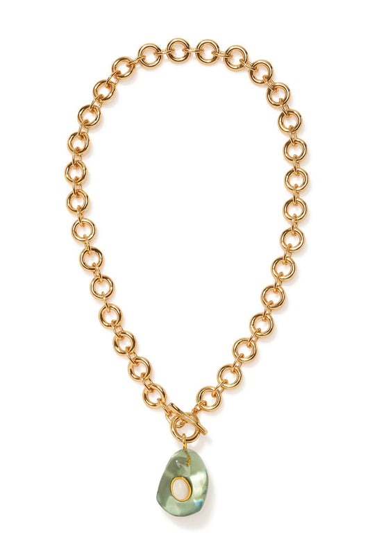 LIZZIE FORTUNATO-Meteor Necklace-AQUA