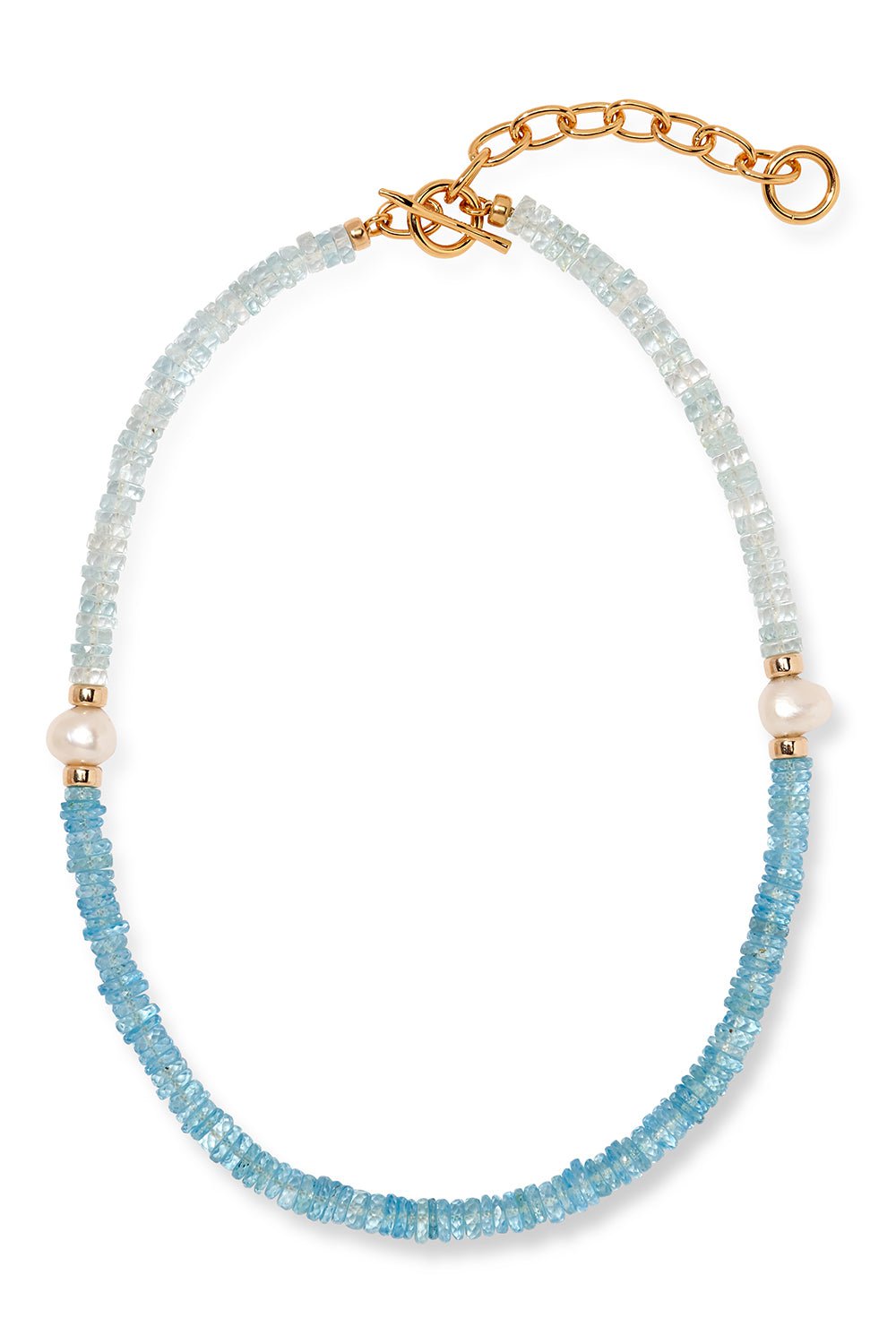 LIZZIE FORTUNATO-Blue Crush Rock Candy Necklace-BLUE