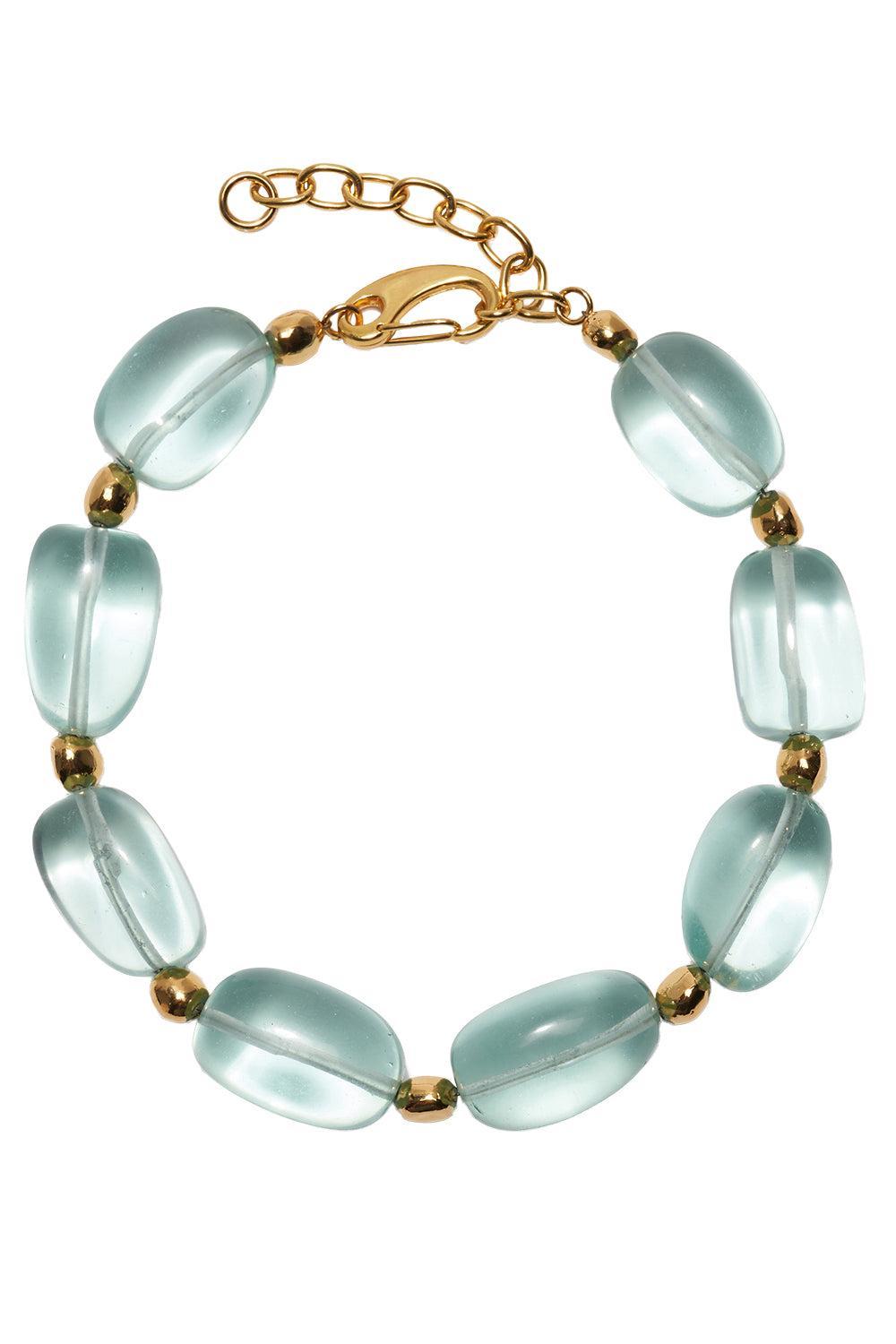 Poolside Lobos Collar Necklace-BLUE-JEWELRYBOUTIQUENECKLACE O-LIZZIE FORTUNATO