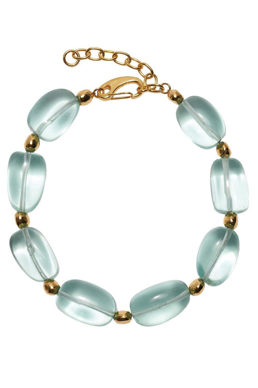 Poolside Lobos Collar Necklace-BLUE-JEWELRYBOUTIQUENECKLACE O-LIZZIE FORTUNATO